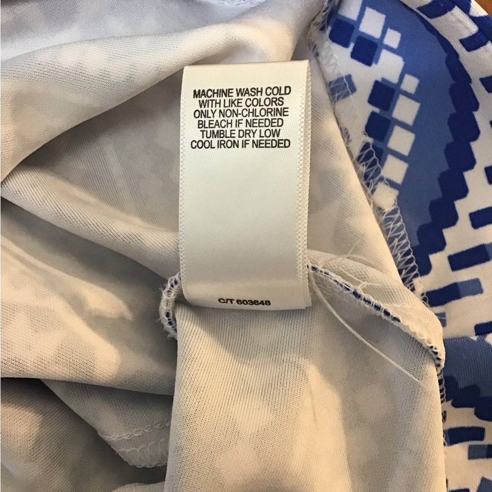 Just Taylor blue printed dress size 12 - Picture 5 of 5